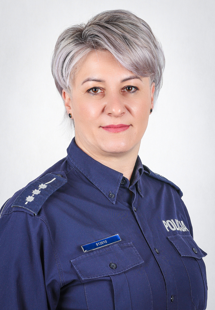 zdjęcie: Oficer prasowy KPP Kluczbork - st. asp. Krystyna Chmielewska