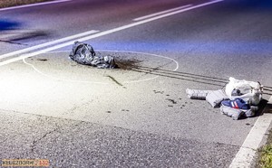 miejsce potrącenia pieszego