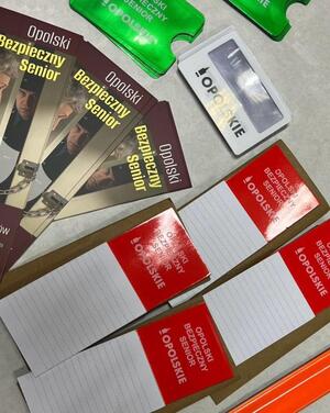 ulotki i zakładki przekazane podczas spotkania