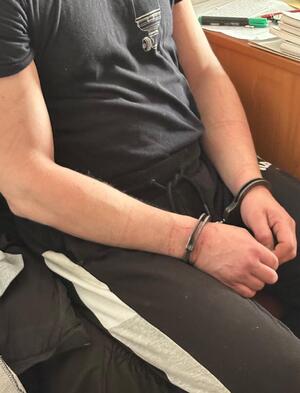 zatrzymany podczas czynności