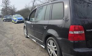 zatrzymany pojazd do kontroli podczas działań