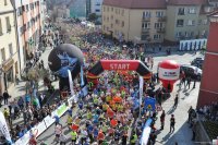 start zawodników biegu, półmaratonu