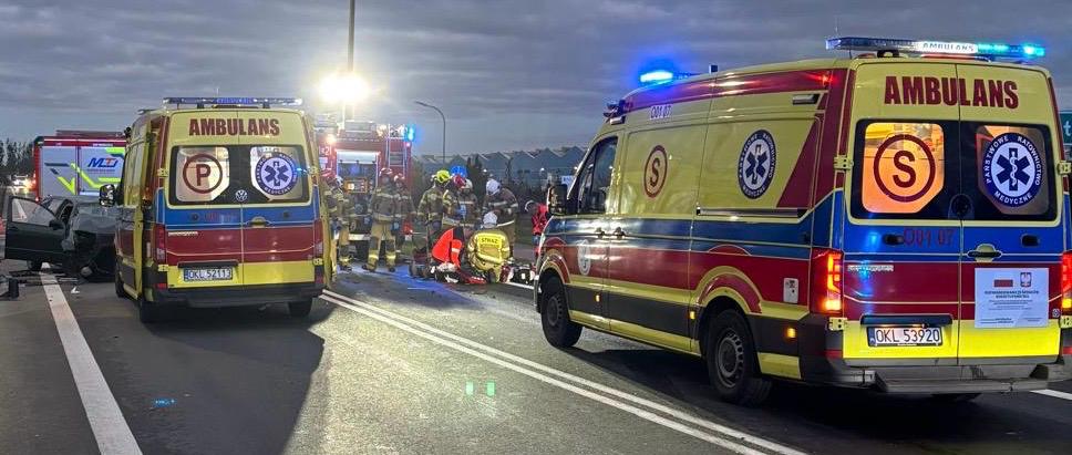 Śmiertelny wypadek na drodze krajowej nr 42